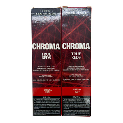 L Oréal Excellence HiColor 5RV Chroma Ruby 2 Pack   Permanent Hair Color 1.74 oz