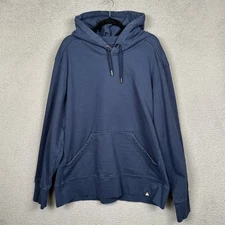 American Giant Hoodie Mens XXL Blue Pullover Rugged Work Thick Minimalist Basic 