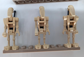 LEGO Star Wars Lot of 20 Battle Droids sw0001 w/ Custom Radio Backpacks Set 7662