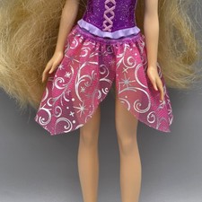 Disney Princess Rapunzel Skirt Only Pink Silver Swirl Tulle Skirt