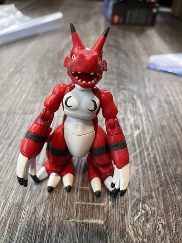 2001 Bandai Digimon Digivolving Growlmon 5" Action Figure – Vintage Digi Warrior