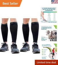 Multi-Purpose Calf Compression Sleeves for Runners - Footless Design  Support