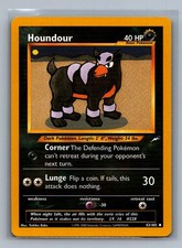 Houndour #43/105 Unlimited Neo Destiny (Yukiko Baba) Pokemon Card - NM-/LP+