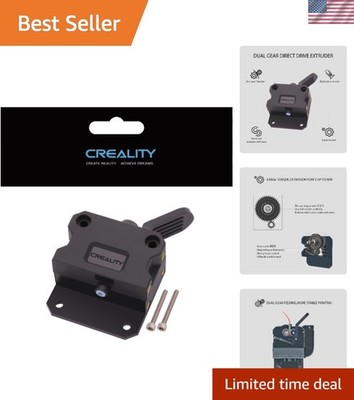 Lightweight Dual Gear Extruder for Ender 3 V3 KE, SE - Precision 3D Printing Kit