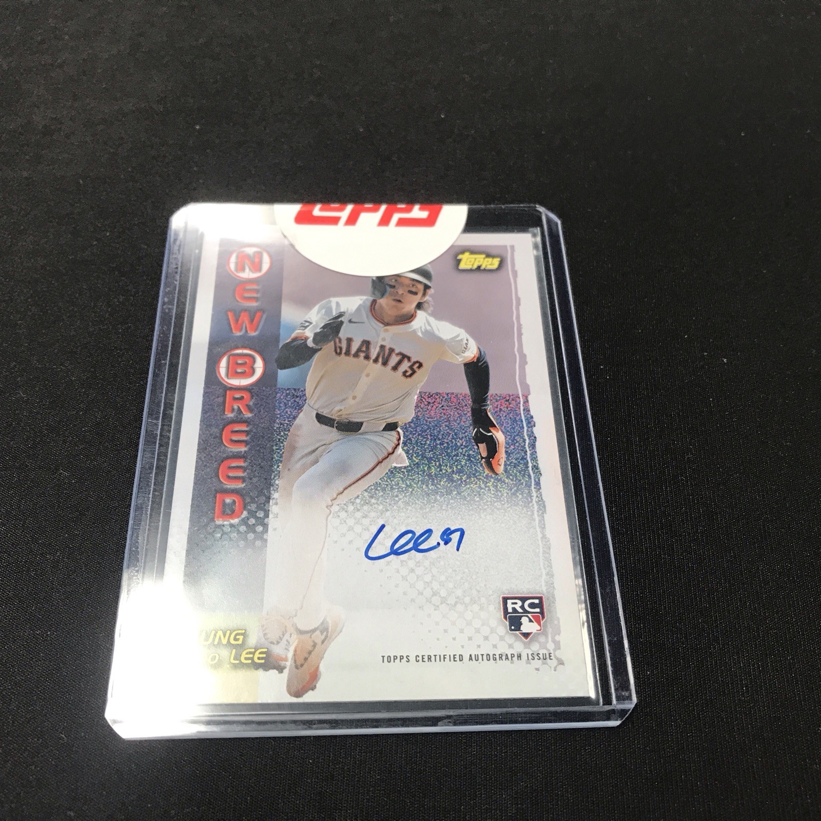 2024 topps archives chrome jung hoo lee auto New Breed Redemption Auto