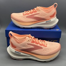Brooks Glycerin 23 Women  s 6 B Running Shoes Athletic Gym Walking Coral Peach