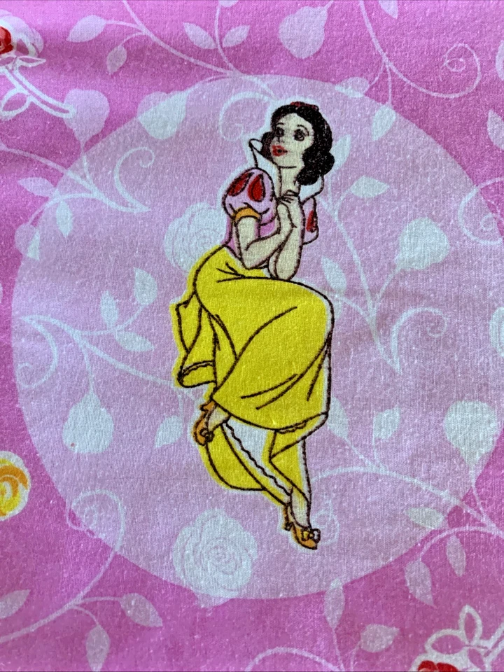 Ручной работы винтажный Disney принцесса ребенка ясельного возраста розовый одеяло w подушка карман - Изображение 4 из 4