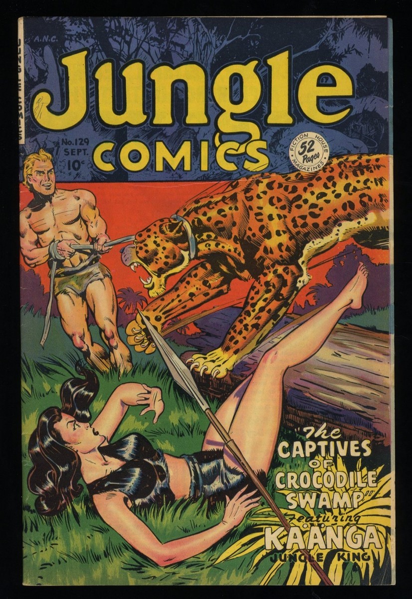 COMIC JUNGLE 作品集 SHOGAKUKAN Jungle Comics #129 FN/VF 7.0 Fiction House 1950 | eBay