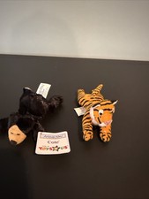 Vintage Lot Of 2 Vintage McDonald's 2001 Toys R US Animal Alley Toy Plush