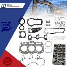 Complete Cylinder Head With Valve Spring & Full Gasket Kit For Yanmar 3TNV76