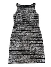 Ann Taylor Dress Size 6 Sleeveless Leopard Print Lined Sheath Office Work Career