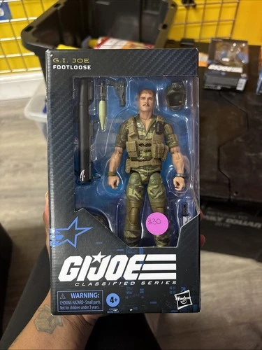 New in Box Sealed GI Joe Classified Series Footloose 6" Action Figure 156 Hasbro