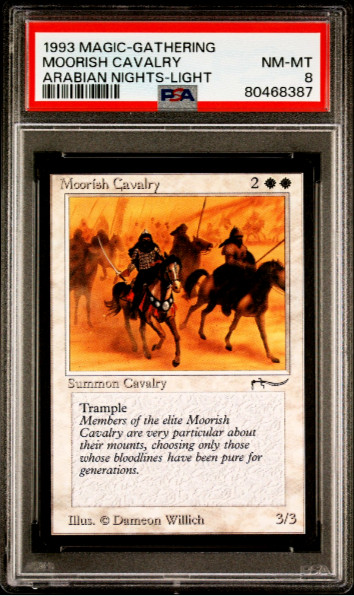 1993 MTG MAGIC THE GATHERING ARABIAN NIGHTS Moorish Cavalry front