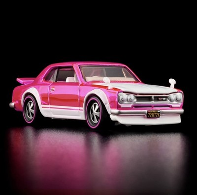 Hot Wheels RLC Exclusive 1972 Skyline H/T 2000GT-R Pink