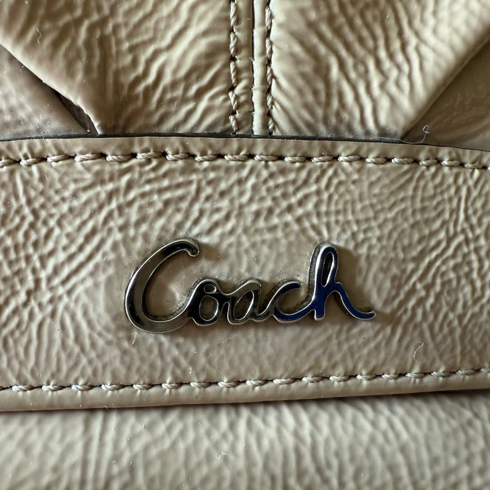 Coach Ashley замазка кошелек с ремешком Дамская сумка застежки фиолетовый интерьер - Изображение 2 из 4