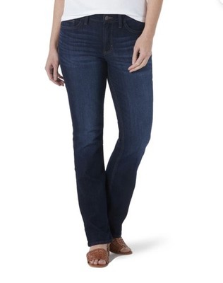 NWT Lee Jeans Womens 8 Short Bootcut Mid-Rise Friction Resistant Stretch Denim