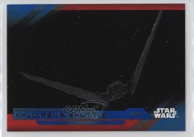 2017 Topps Star Wars: The Last Jedi Blue Kylo Ren 's Shuttle #63 2k3