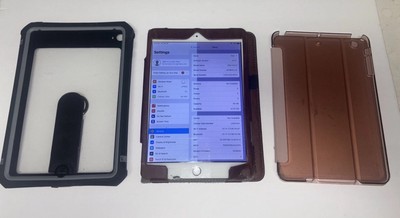 Apple iPad Mini 3 64gb & Cases Bundle- Damaged See Details