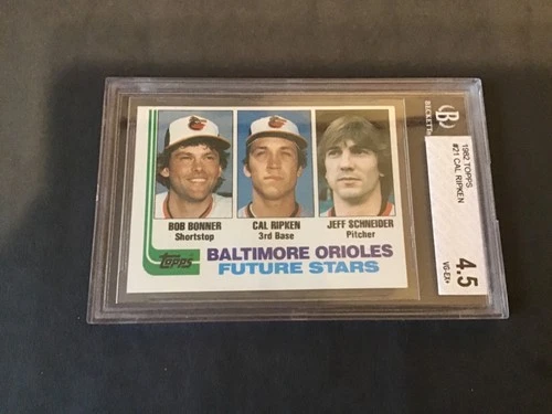 1982 Topps Cal Ripken Jr Rc #21 BGS Beckett 4.5 Orioles