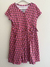 Diane Von Furstenburg x Target Girls Pink Wrap Dress Size M size 8 Pockets