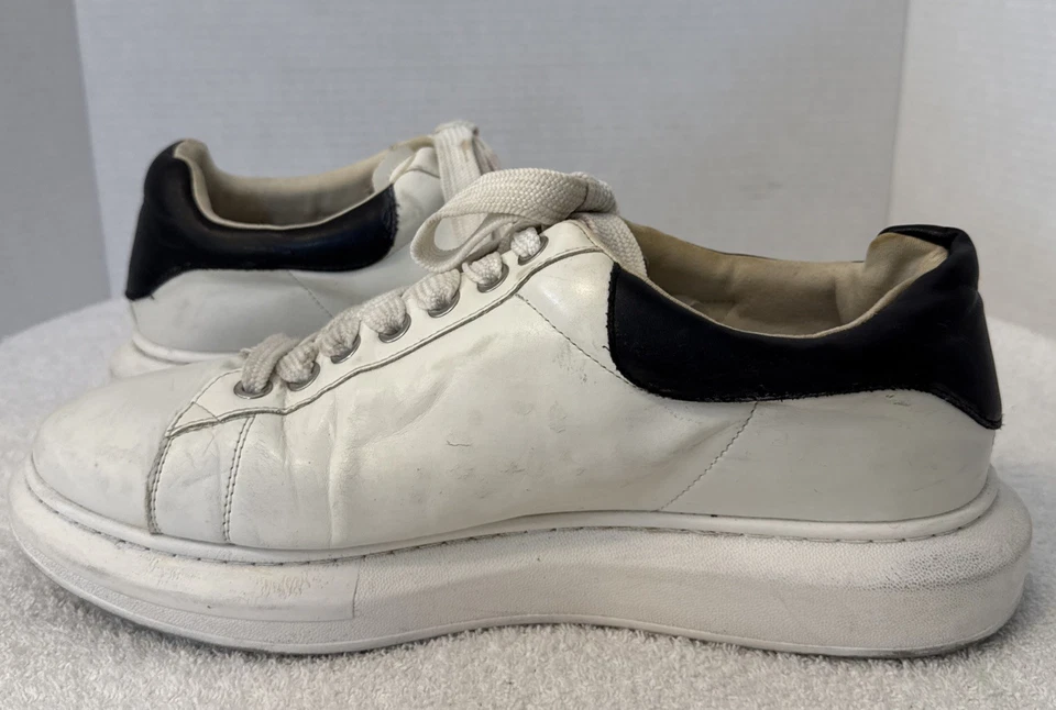 Steve Madden Men’s Frosted White Multi Casual Platform Sneakers Size 13M - Image 4 of 4