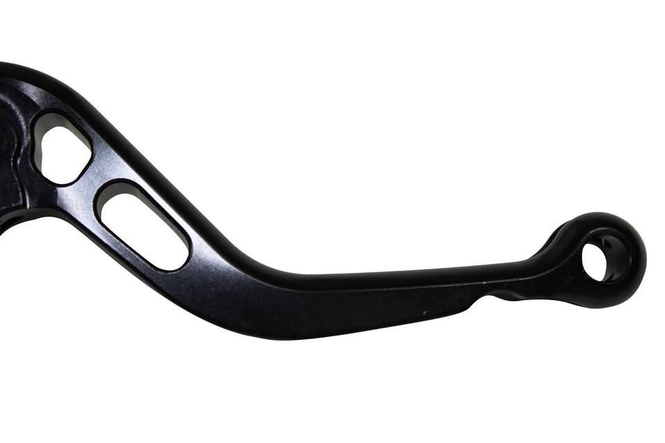 PALANCA DE FRENO DE EMBRAGUE DE MOTOCICLETA AERO LARGA NEGRA PLATEADA para SUZUKI GSXR 600 2009 K9 Foto 2 de 4
