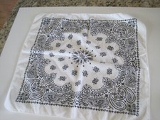 Hav A Hank White Black Bandana