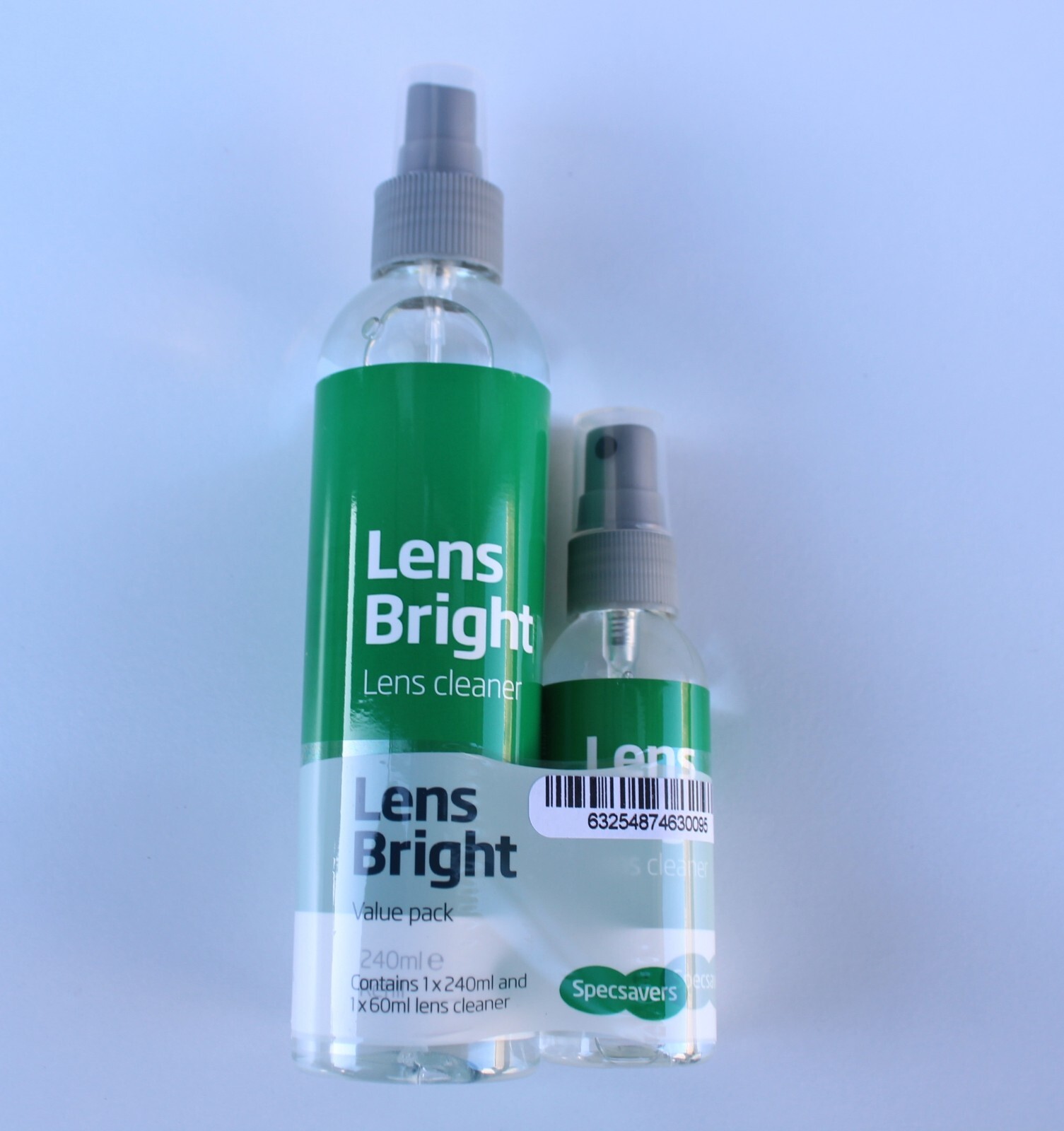 SPECSAVERS ORIGINAL LENS SUNGLASSES GLASS CLEANER VALUE PACK 240ml
