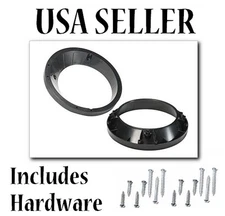 SPEAKER ADAPTER RINGS 5.25" 6.5" FITS HARLEY DAVIDSON BATWING FAIRINGS 1998-2013