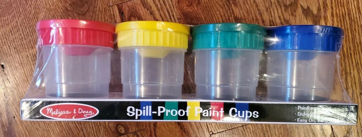 Spill Proof Paint Cups - Set of 4