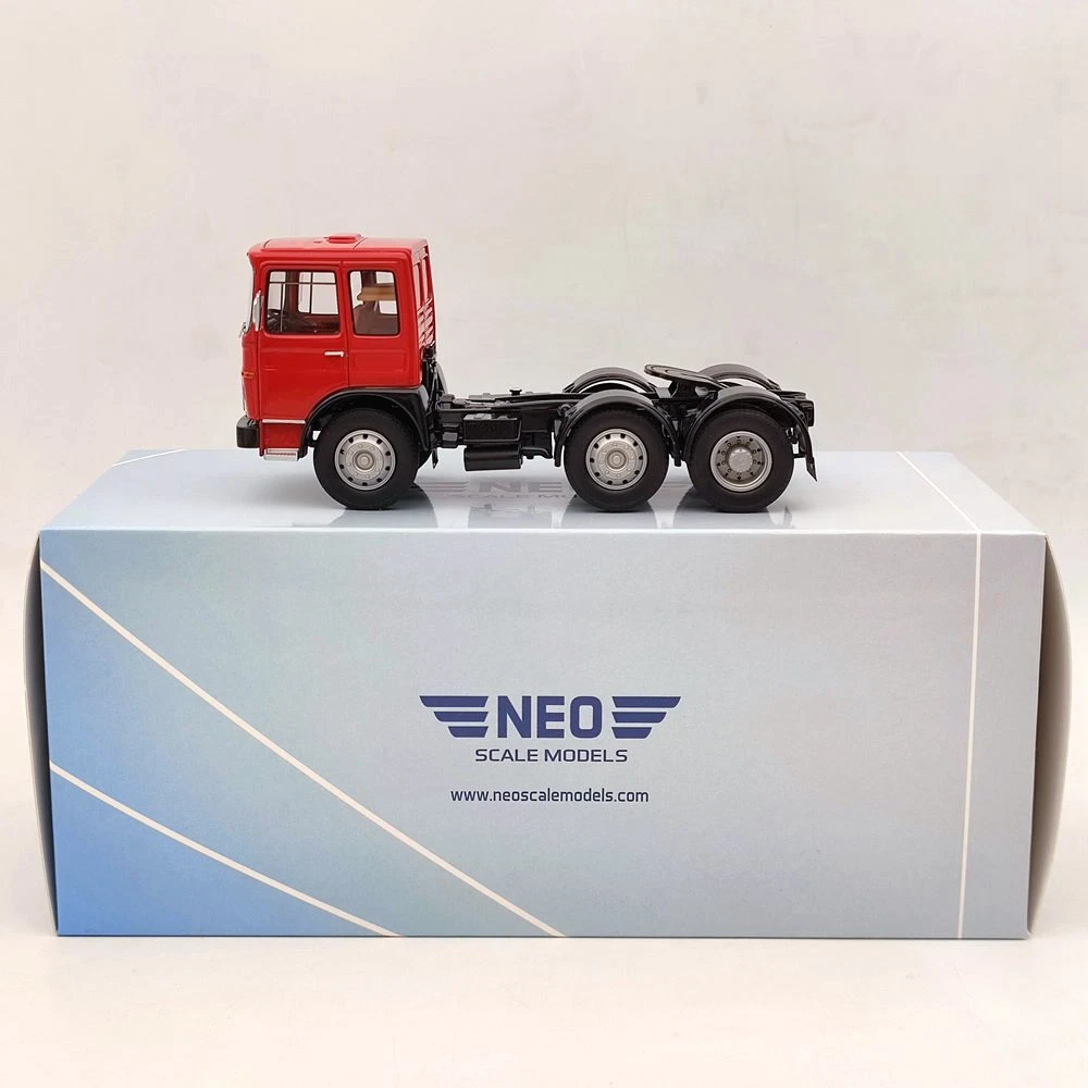 1 43 NEO SCALE MODELS MAN F7 1968 TRACTOR TRUCK Red NEO45456 Resin