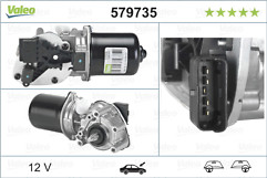 Valeo 579735 Wiper Motor 3276425797352 | eBay