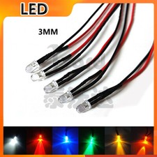 3mm Led Pre-wired Leds Bulb Ultra Bright 3v 5v 9v 12v 24v 48v 110v 220v 5pcs 3mm Led Pre-wired Leds Bulb Ultra Bright 3v 5v 9v 12v 24v 48v 110v 220v 5pcs