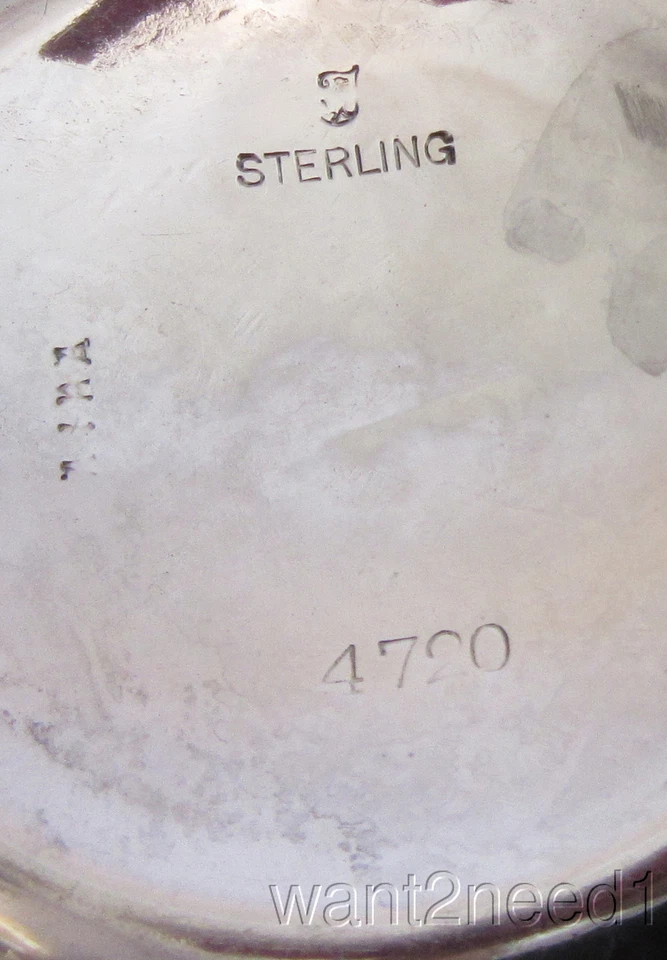 Towle Sterling Silver Debussy Reticulated Ruffled Bowl Trinket Candy Dish 5.5" - Image 3 of 4