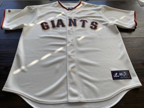 MLB San Francisco Giants Barry Zito Mens Majestic 6700 Stitched Jersey- XL - Zdjęcie 1 z 9