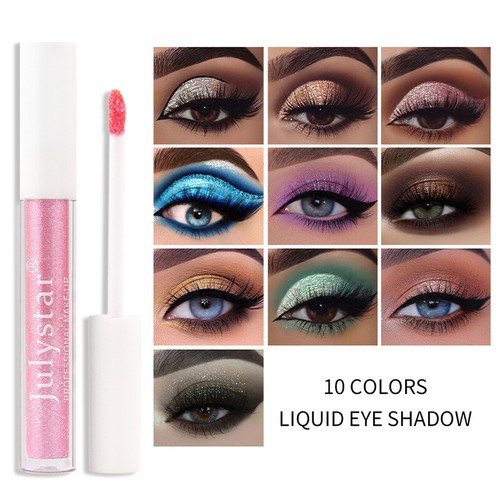 Liquid Pearlescent Eyeshadow Diamond Eye Shadow Shimmer Glitter Makeup 10Colors - Picture 4 of 22