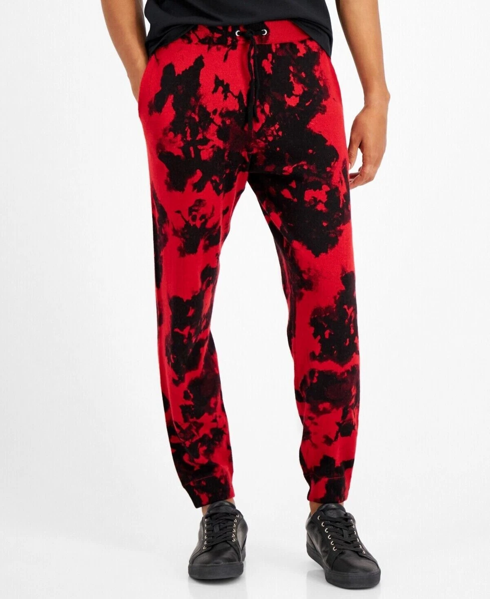 INC International Concepts Mens Wool Cashmere Tie Dye Jogger Sweat