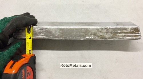Foundry Type Alloy Ingots (64.5%-Lead, 23% Antimony, 12.5%-tin) - 5 Pound Ingot - Picture 5 of 6