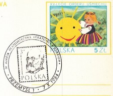 POLAND 1983 Cp#845/E used Postcard. ov.pr. 4th Phil. Auction Przemyśl 7X1984