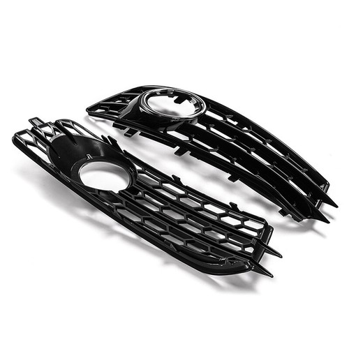 AJ HONEYCOMB FOG LIGHT GRILLE GRILL COVER MESH FOR AUDI A3 8P S LINE 2009-2012 - Foto 6 di 7