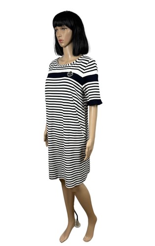 Marc Cain Striped Viscose Dress Sweat Nautical size 4 - Picture 4 of 14