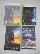 HALO-3, XBOX 360, EMPTY Original Video Game Case w/Manual & Artwork, NO GAME!