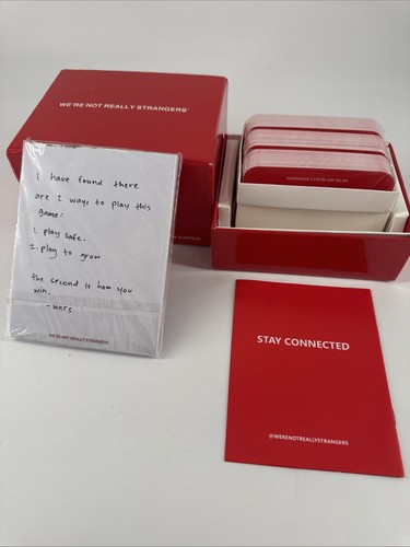 We're Not Really Strangers Card Game Interactive Adult Card Game Free Shipping - Picture 4 of 6