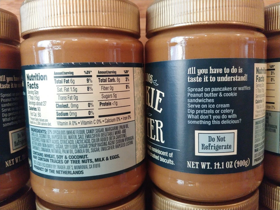 8-Pack Trader Joes Cookie Butter Trader Joe's Speculoos Cookie Butter Jars Jar - Image 2 of 4