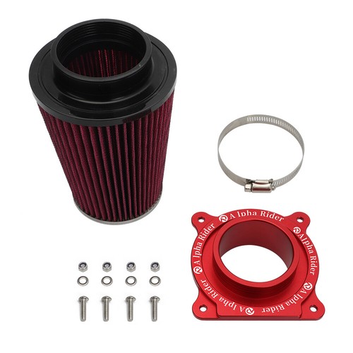 For Yamaha Raptor 700 700R Air Filter Intake with Holder Adapter Kit 2006-2021 - Bild 2 von 11