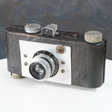 :Perfex Speed Candid Prototype Camera w/ Wollensak Detrola 50mm f/3.5 Lens