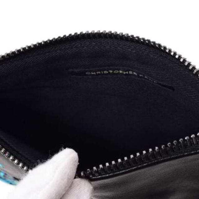 Christopher Kane flower embroidered leather pouch Used CYHE Christopher Kane flower embroidered leather pouch Used CYHE