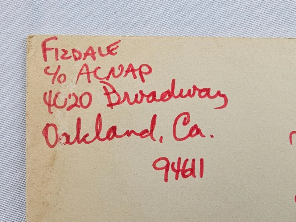1977 13 cent Stamped Envelope w/Sign Letter From Artist Jim to Artist Ricardo - Image 4 of 4