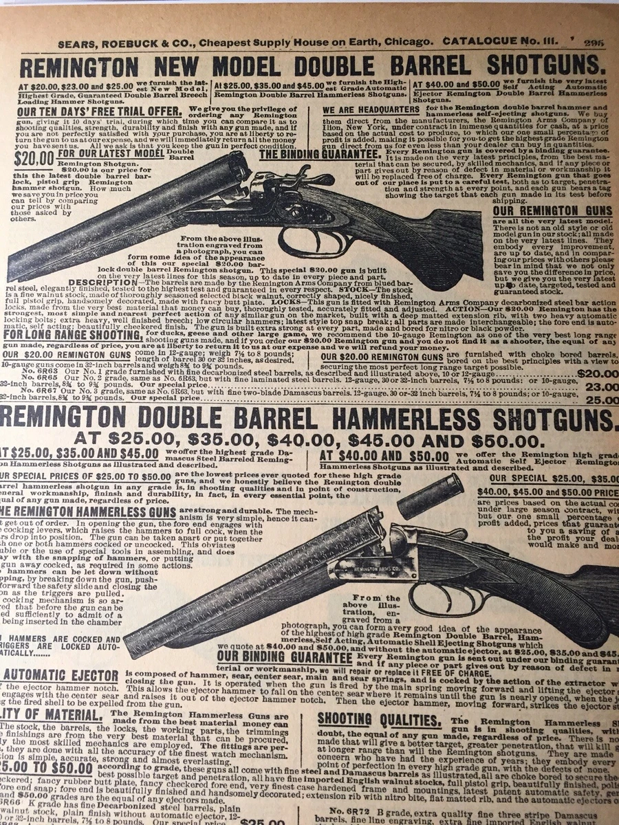 Remington Double Barrel Shotgun Over Under