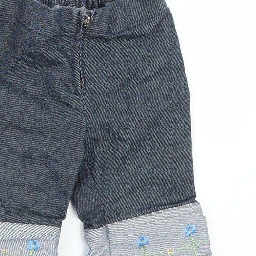 Jeans United Colors of Benetton Niñas Azul Floral Mezcla Poliéster Talla 12M - Imagen 10 de 12